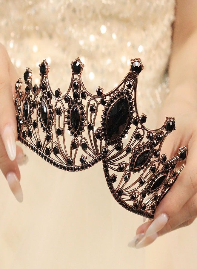 Rannyrena Rhinestone Crystal Tiara Crown for Women Silver Bridal Wedding Headband Elegant Princess Hair Accessories for Birthday Prom Quinceanera - Image 2